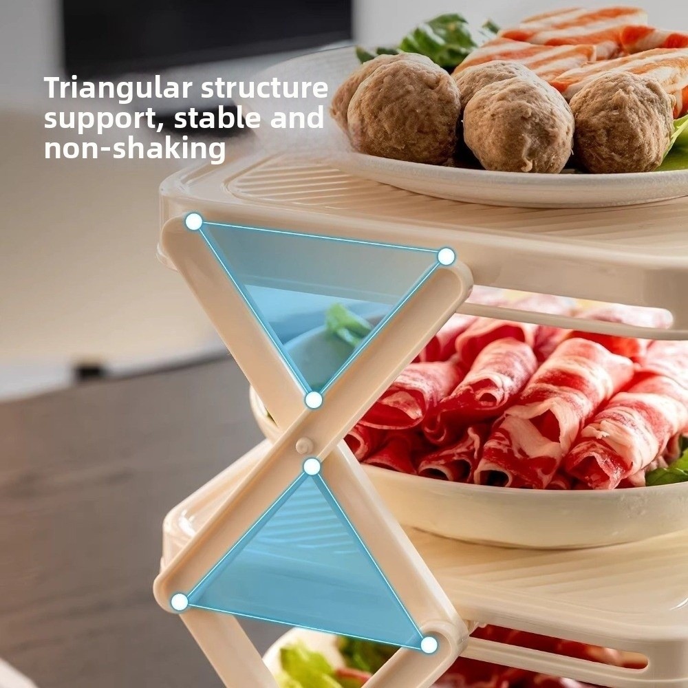Food Storage And Preparation - Scaffale porta piatti a 3/4 livelli,