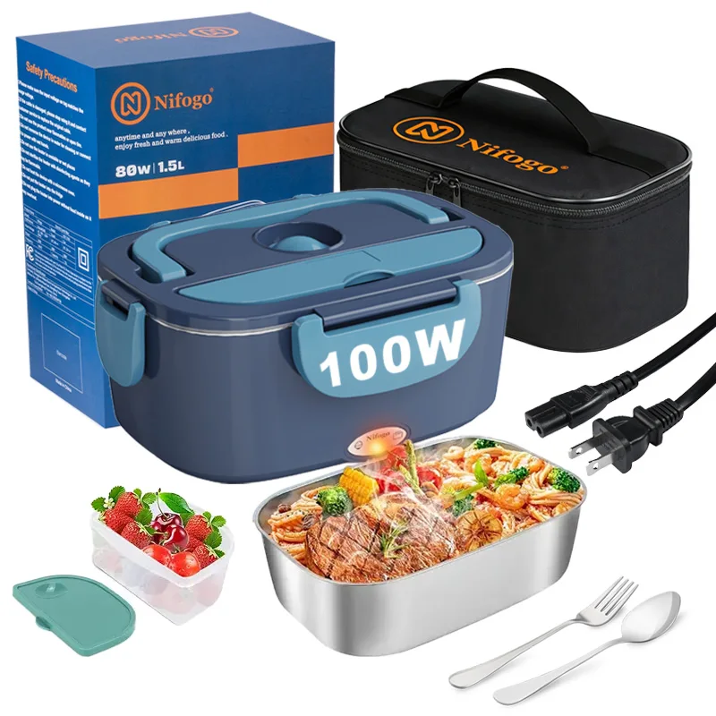 Food Storage Bag Organizer - Scaldavivande Elettrico 100W 1.5L, Contenitore Portatile