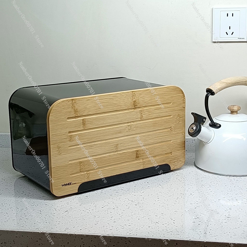 Food Storage Box Stainless Steel - Contenitore per Pane da Cucina con