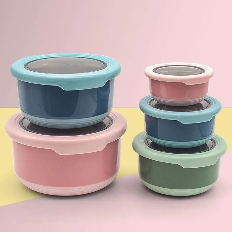 Food Storage Tupperware - Contenitore per frutta e verdura rotondo