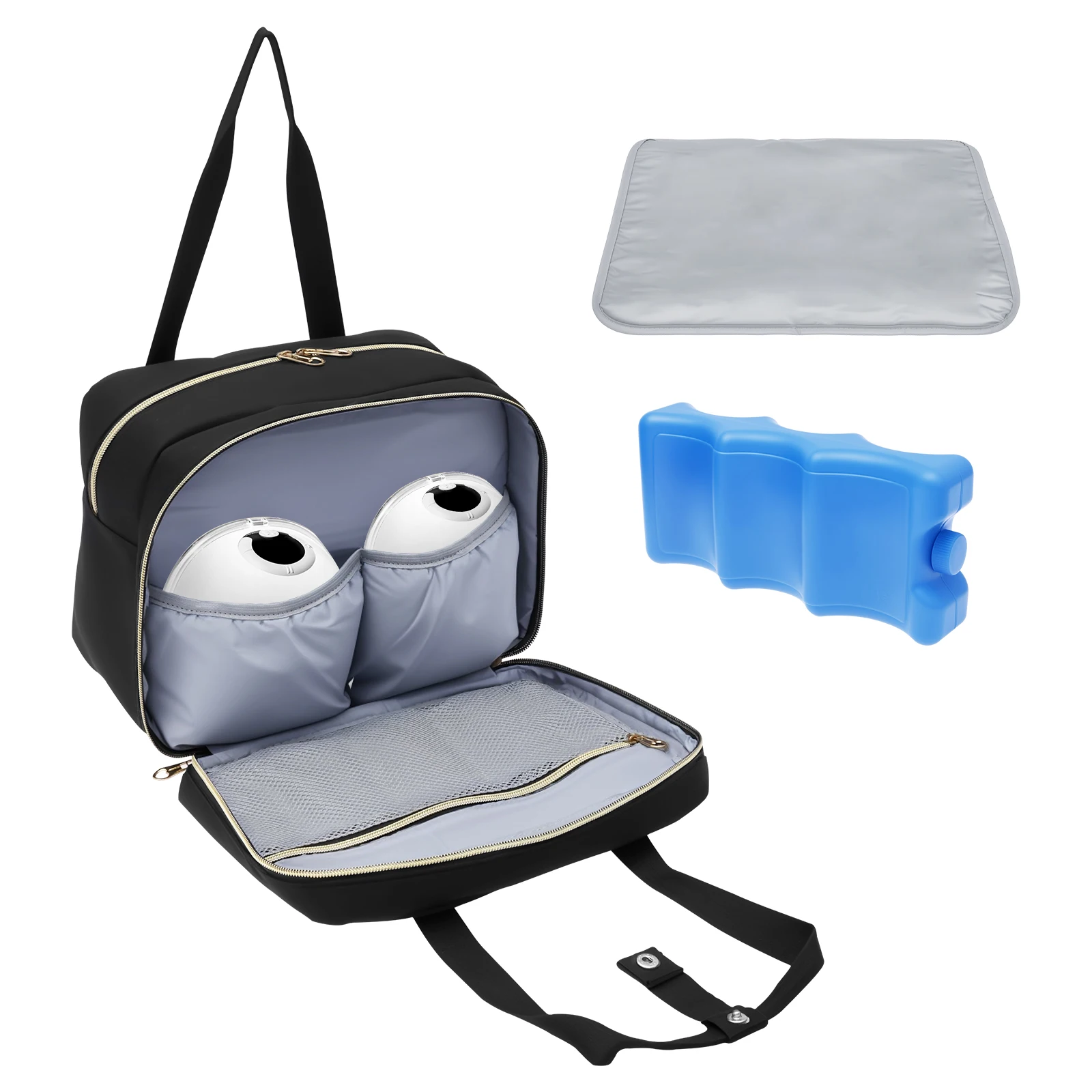 Food Storage For Baby - Borsa portaoggetti per tiralatte con impacco