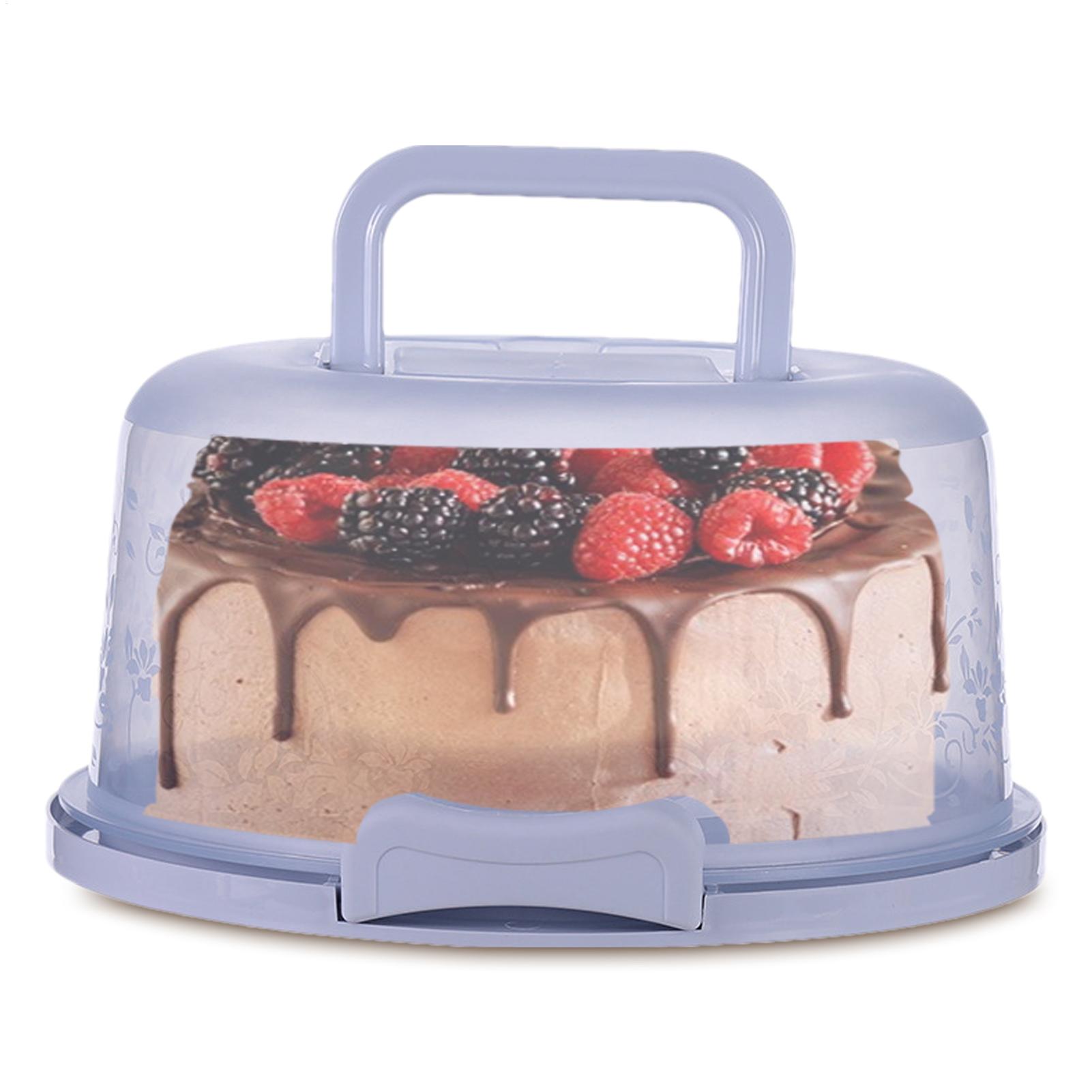 Portion Control Container - Contenitori per torte con coperchio, trasparenti