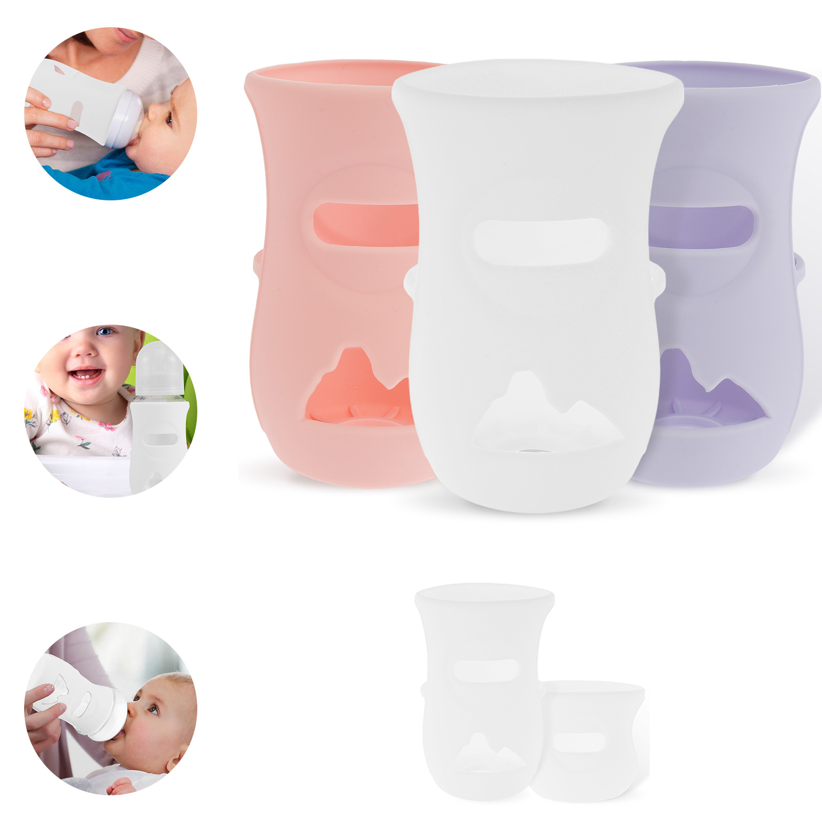Food Storage For Baby - Manicotti in silicone Copri biberon in