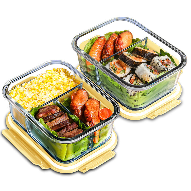 Food Storage Glass Box - Contenitore in vetro borosilicato resistente al