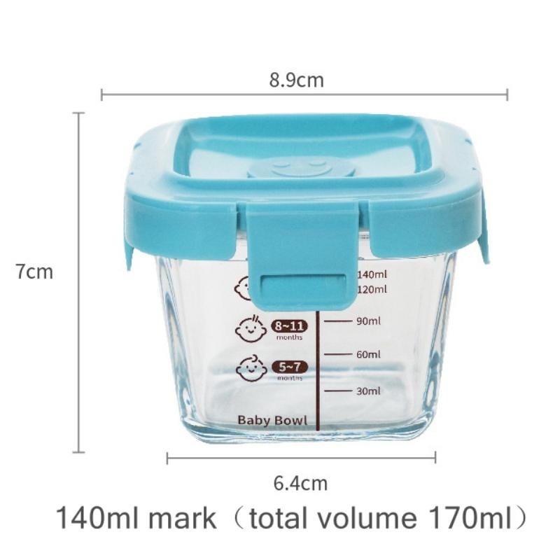 Food Storage For Baby - Contenitore per Alimenti in Vetro Portatile