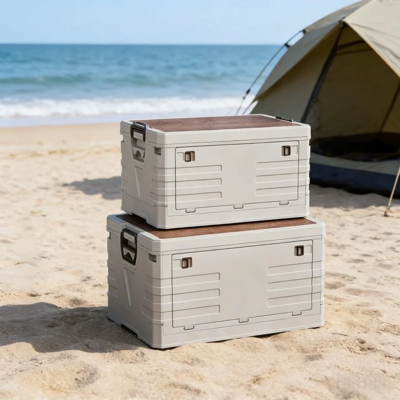 Food Storage Hiking - Contenitore Portaoggetti per Auto, Scatola Pieghevole