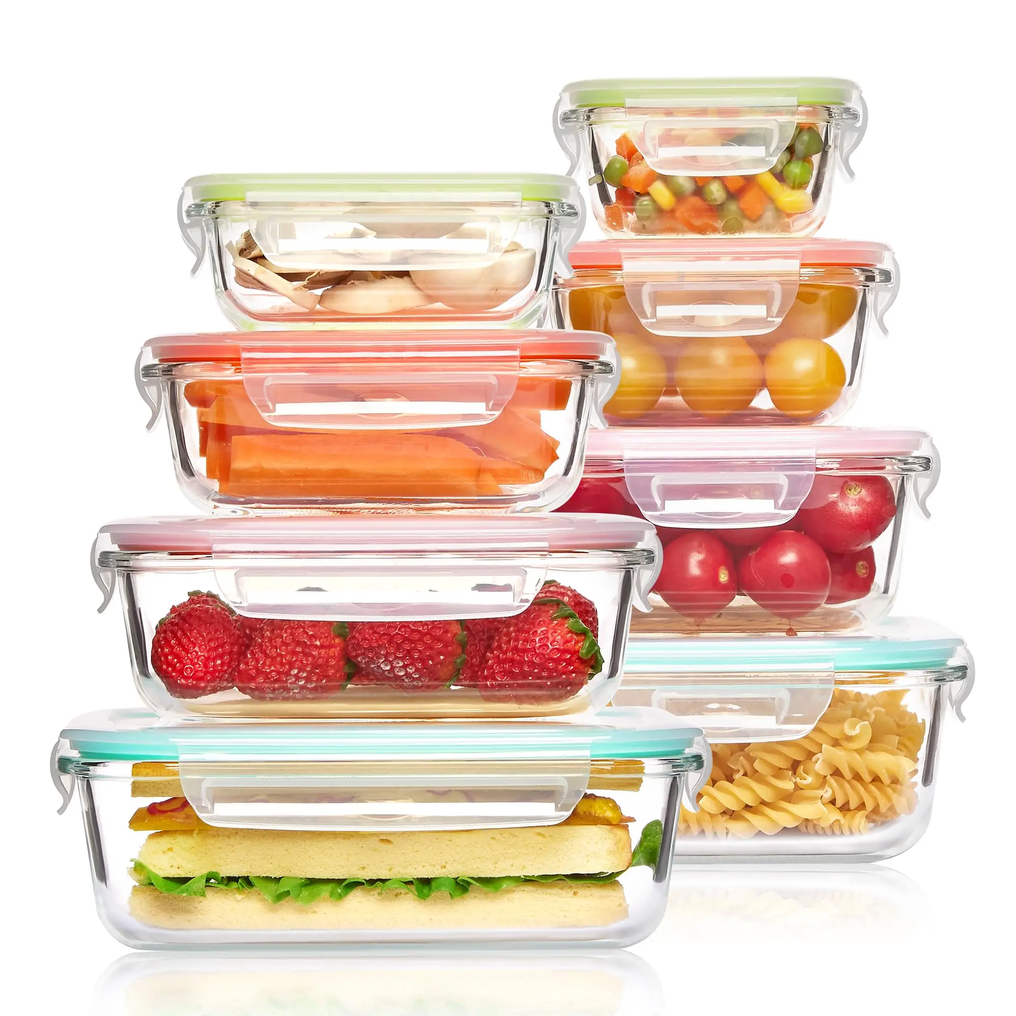 Food Storage Glass Box - Contenitori per alimenti in vetro per
