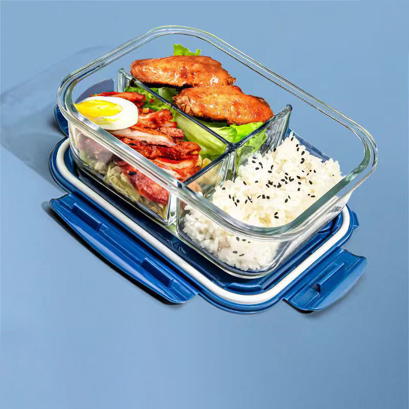 Food Storage Glass Box - Nuovo stile Lunch Box Vetro 1050ml