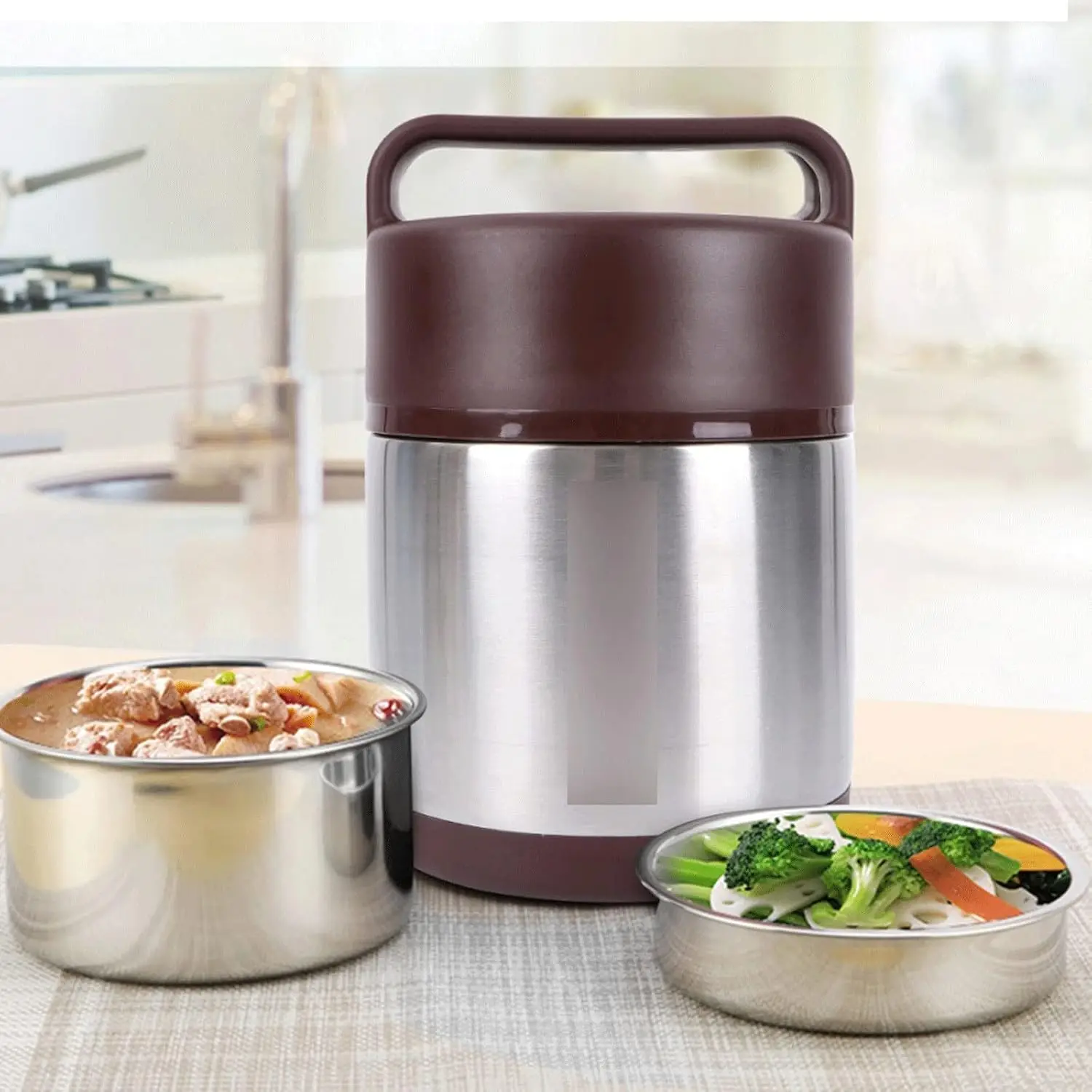 Portapranzo bento per adulti,  - Food Storage Box Stainless Steel recensione e prezzo