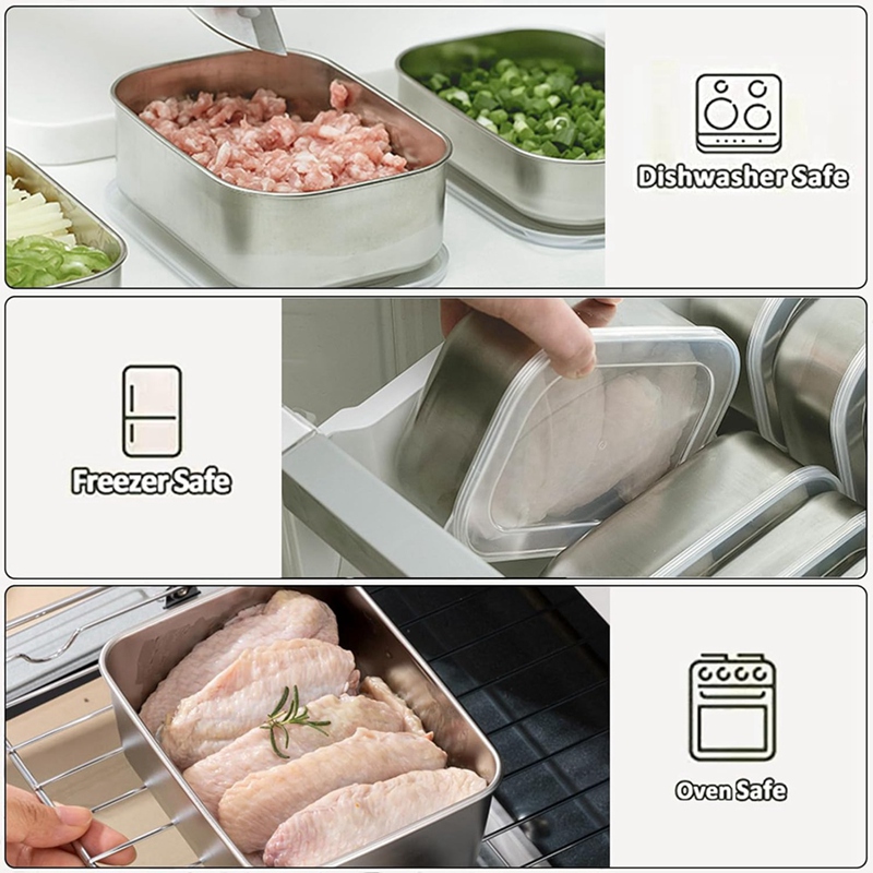 Contenitori in Acciaio Inox pe - Food Storage Box recensione e prezzo