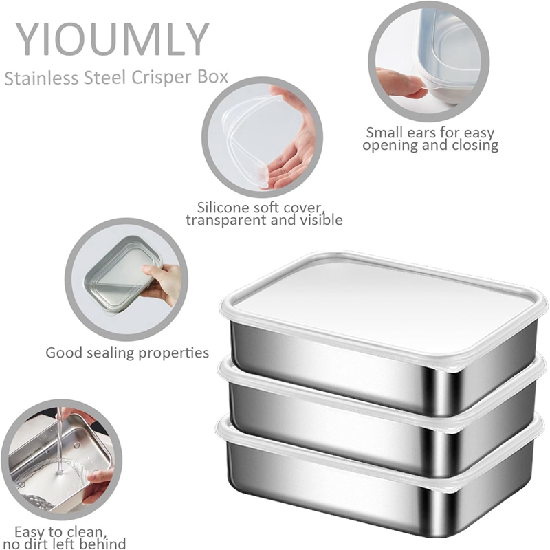 Contenitori in Acciaio Inox pe - Food Storage Box recensione e prezzo