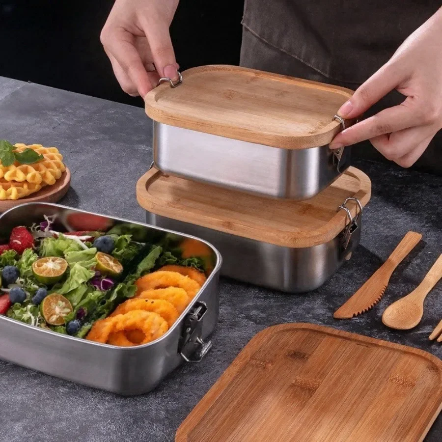 Nuovo Contenitore per Pranzo i - Food Storage Box Stainless Steel recensione e prezzo
