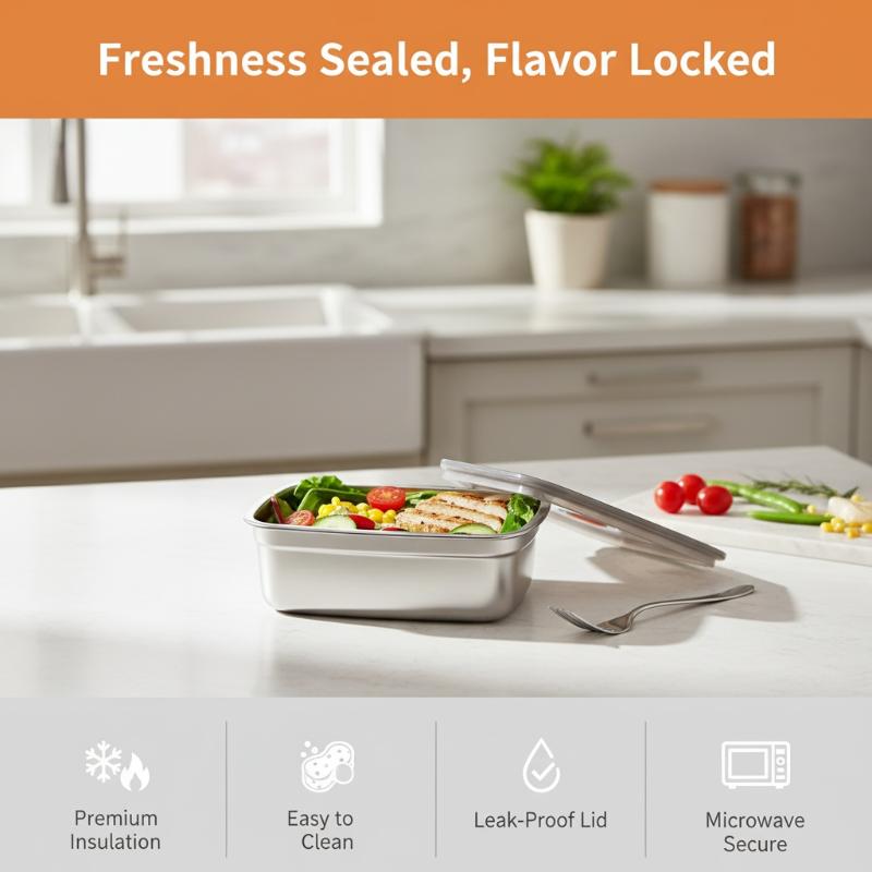 Contenitore per Pranzo in Acci - Food Storage Box Stainless Steel recensione e prezzo