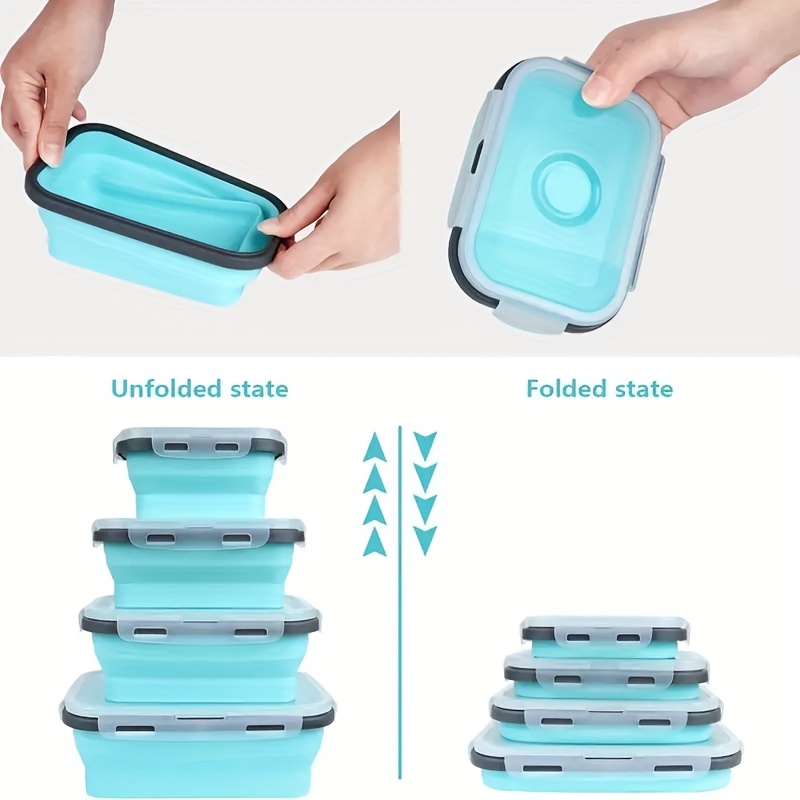 1/4 pezzi pieghevole contenito - Food Storage Tupperware recensione e prezzo