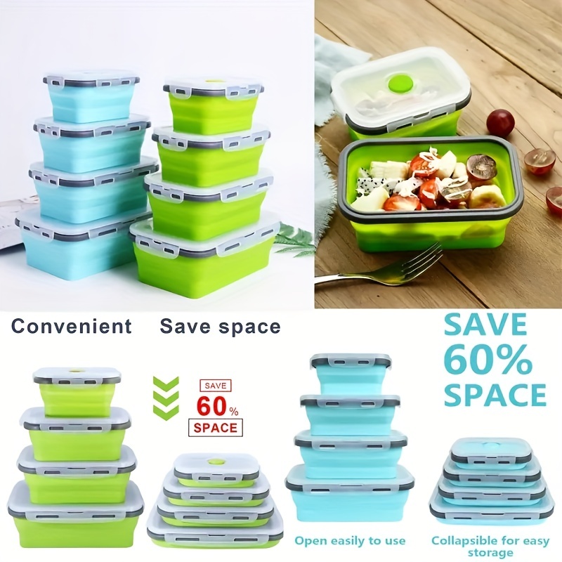 1/4 pezzi pieghevole contenito - Food Storage Tupperware recensione e prezzo